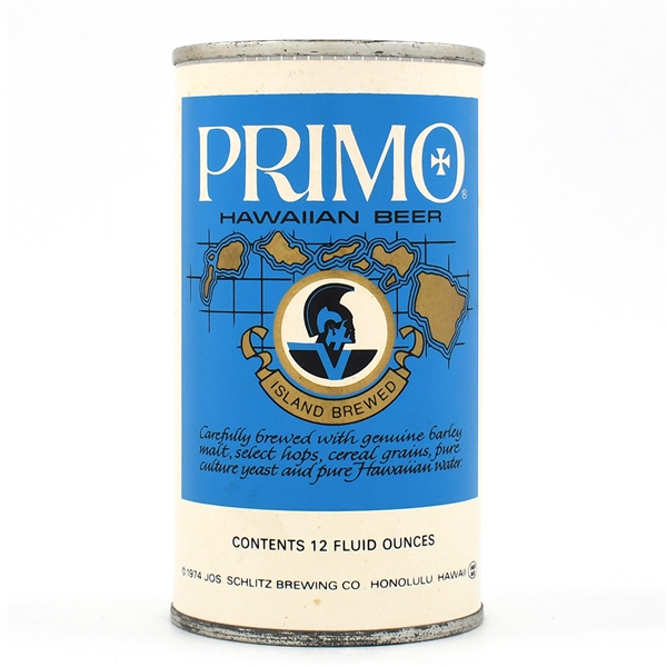 Primo Beer Paper Label Test Flat Top UNLISTED