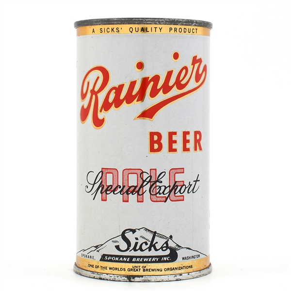 Rainier Beer Instructional Flat Top NO TREES 118-25 USBCOI 705