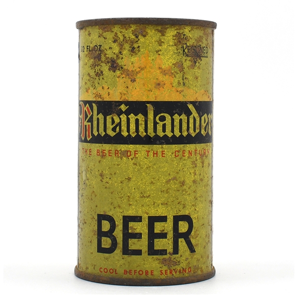 Rheinlander Beer Instructional Flat Top NOT OVER 4 PERCENT 124-25 USBCOI 734