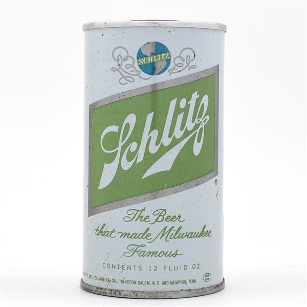 Schlitz Beer Pull Tab Likely Unlisted GREEN