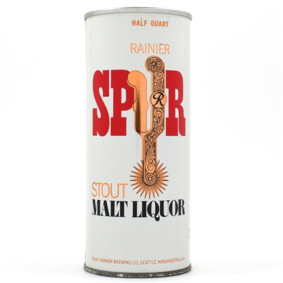 Spur Stout Malt Liquor 16 Ounce Fan Tab 167-30