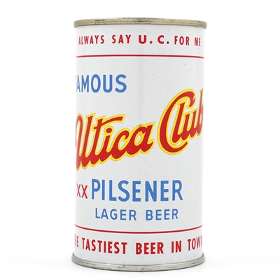 Utica Club Beer Flat Top TASTIEST BEER 142-23 MINTY