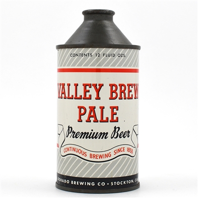 Valley Brew Pale Beer Cone Top NON-IRTP 188-12 CLEAN