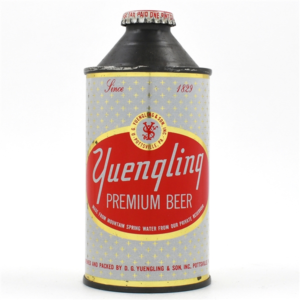 Yuengling Beer Cone Top 189-28 CLEAN