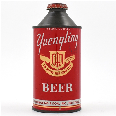 Yuengling Beer Cone Top NON-IRTP METALLIC GOLD 48 CODE 189-26