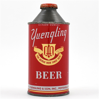 Yuengling Cone Top NON-IRTP METLLC GOLD 72 CODE 189-26 SWEET