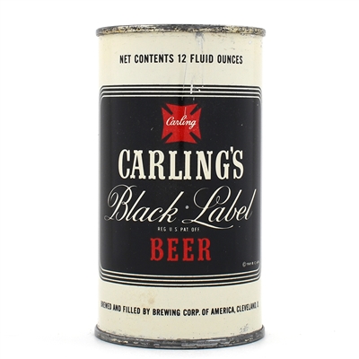 Carling Black Label Beer Flat Top BREWING CORP 38-13