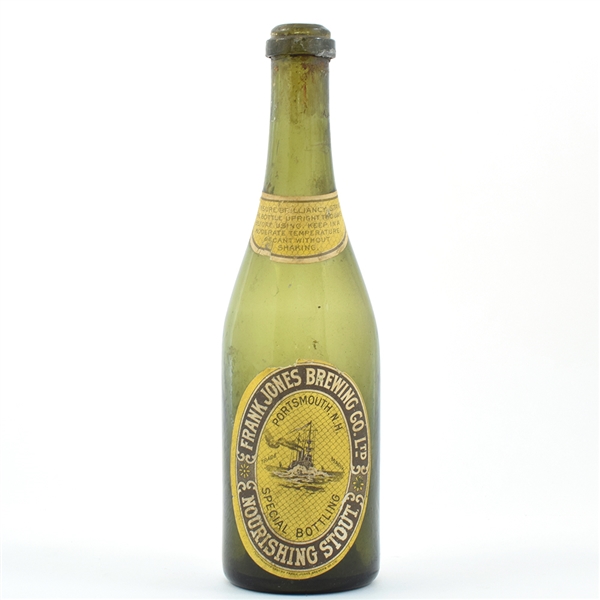 Frank Jones Nourishing Stout Pre-Prohibition Champagne Type Bottle