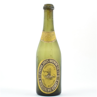 Frank Jones Nourishing Stout Pre-Prohibition Champagne Type Bottle