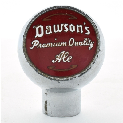 Dawsons Premium Quality Ale 1950s 2-sided Ball Tap Knob