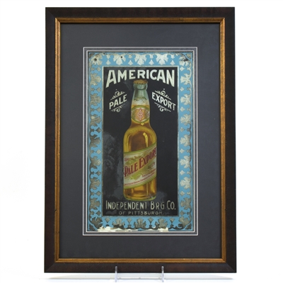 American Pale Export Pre-Prohibition ROG Sign INDEPENDENT BREWING RARE