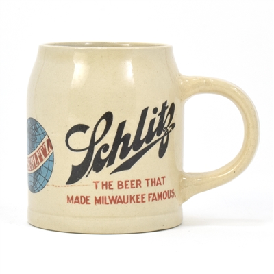 Schlitz Beer Pre-Prohibition Ceramic Mug