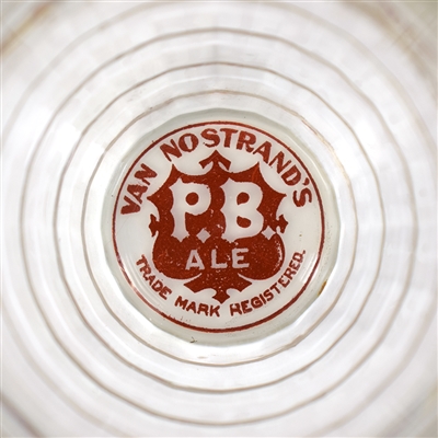 Van Nostrands PB Ale Pre-Prohibition Barrel-Shaped Drinking Glass