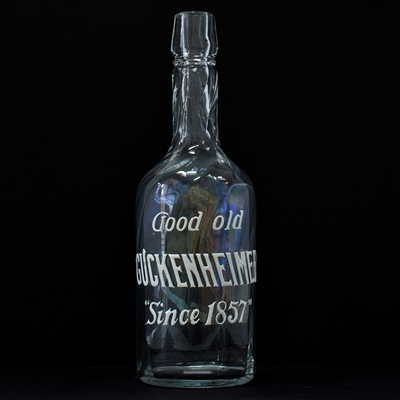 Guckenheimer Pre-Proh Hand Painted Enamel  Whiskey Bottle