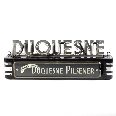 Duquesne Pilsener 1930s Neon ROG Illuminated Sign RARE