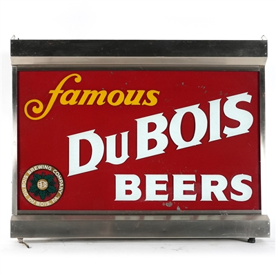 Du Bois Famous Beers ROG Illuminated Hanging Sign RARE