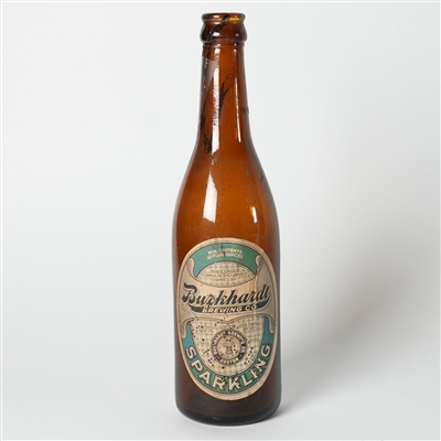 Burkhardt Brewing Sparkling Pre-prohibition Bottle OUTSTANDING