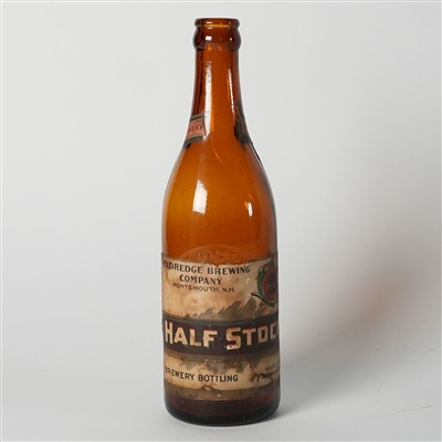 Eldredge Brewing Half Stock Pre-prohibition Bottle CLEAN