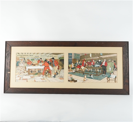 Duesseldorfer Beer Grand Prize St. Louis Gold Medal Paris Hunt Scenes