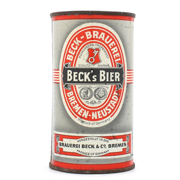 Becks Beer German Flat Top