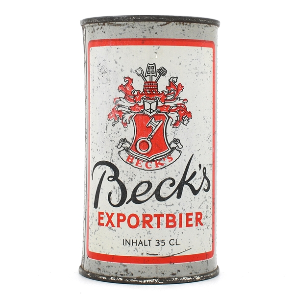 Becks Exportbier Beer German Flat Top SCARCE