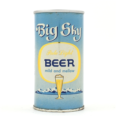 Big Sky Beer 11 Ounce Fan Tab 39-40 NEAR PERFECT