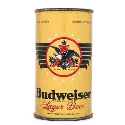 Budweiser Beer Instructional Flat Top ACCO D CODE 43-40 USBCOI 162