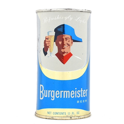 Burgermeister Beer 11 Ounce Flat Top 47-4 SUPER CLEAN