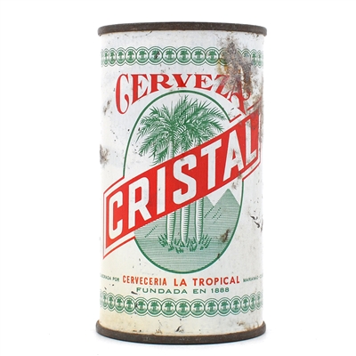 Cristal Beer Cuban Bank Lid Flat Top TOUGH