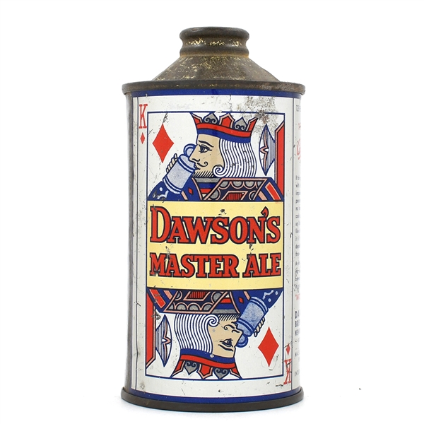 Dawsons Master Ale Cone Top 158-24 KING DIAMONDS PLAYING CARD