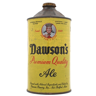 Dawsons Premium Quality Ale Quart Cone Top 206-14