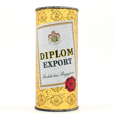 Diplom Export Beer 16 Ounce Swedish Flat Top OI INSTRUCTIONAL