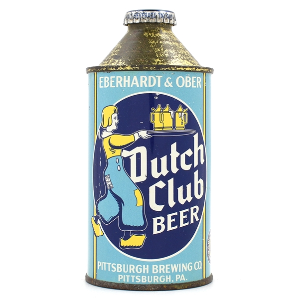 Dutch Club Beer Cone Top 160-6 SCARCE CRISP