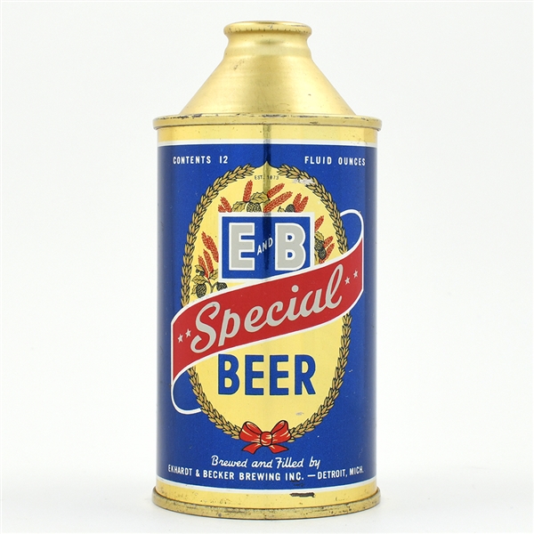 E and B Special Beer Cone Top 160-15 MINTY