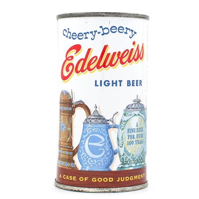 Edelweiss Beer Bank Flat Top CHEERY BEERY SCHOENHOFEN 59-6 MINTY