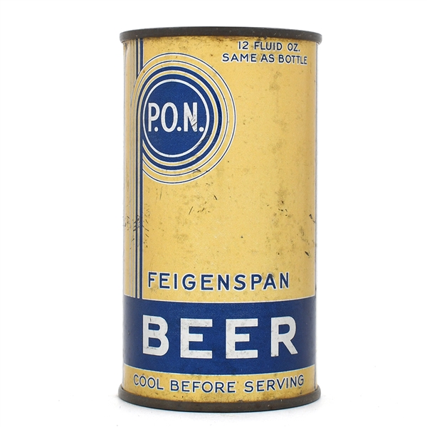 Feigenspan PON Beer Flat Top NON-OI ORIGINAL 63-4