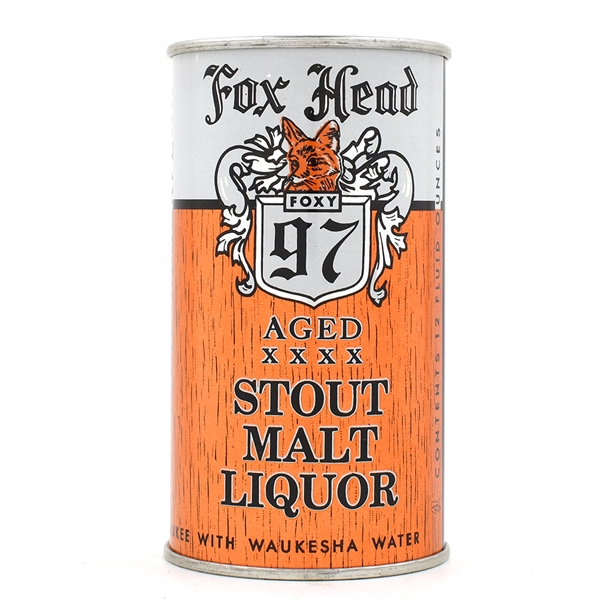 Fox Head 97 Stout Malt Liquor 66-19 MINTY