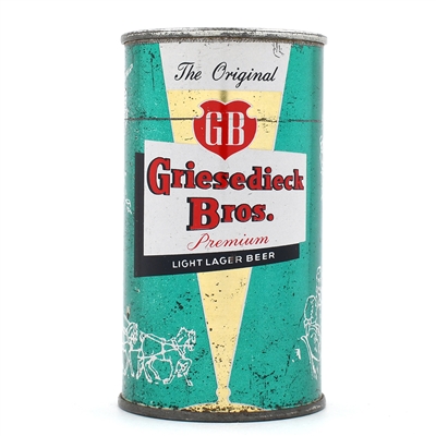 Griesedieck Bros Beer Color Set Flat Top GREEN 76-18