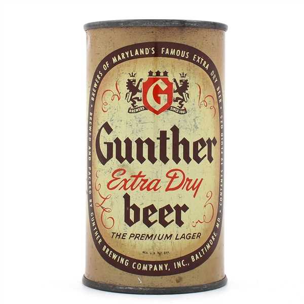 Gunthers Beer Flat Top 78-25