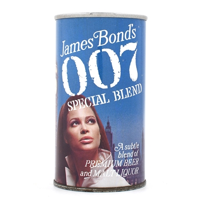 James Bond 007 Malt Liquor Pull Tab PARLIAMENT AT NIGHT 82-30