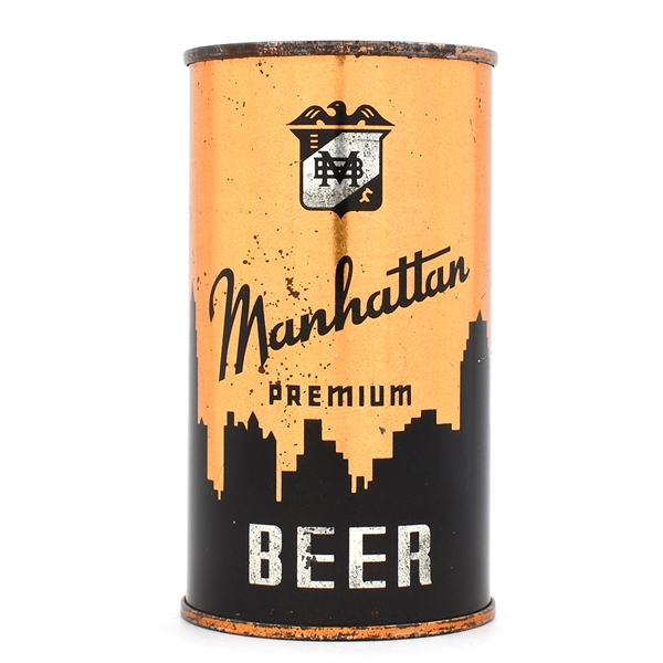 Manhattan Beer 4-Panel Instructional Flat Top 94-23 USBCOI 517