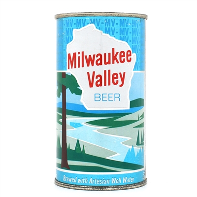 Milwaukee Valley Beer Flat Top 100-10 SCARCE CLEAN MINTY