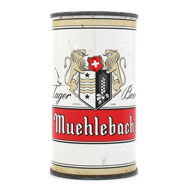 Muehlebach Beer Flat Top SMALL DATE ENAMEL 100-31