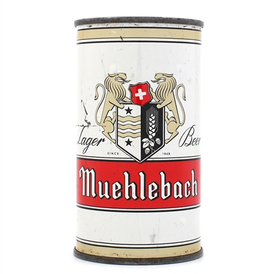 Muehlebach Beer Flat Top SMALL DATE ENAMEL 100-31