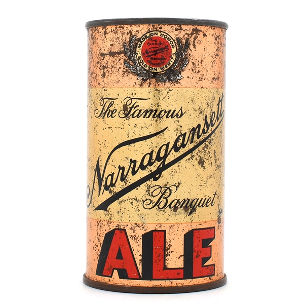 Narragansett Ale Flat Top NON-OI 101-12 SCARCE