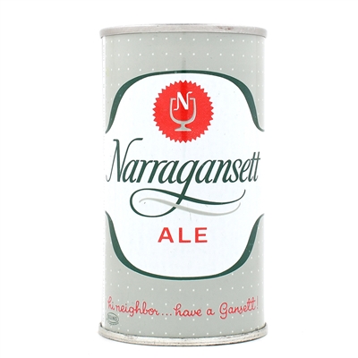 Narragansett Ale Zip Top 95-33 TOUGH AS A ZIP NEAR PERFECT