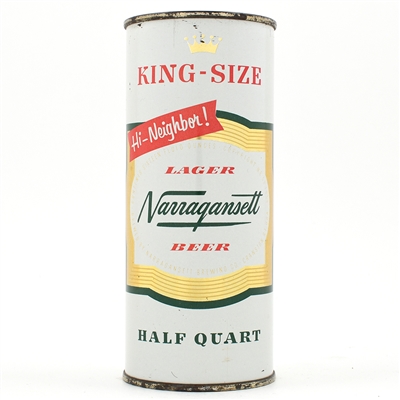 Narragansett Beer 16 Ounce Flat Top 232-26 SWEET