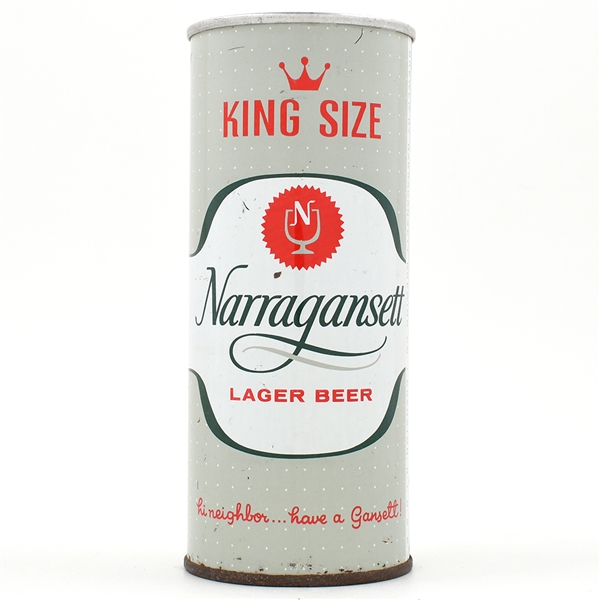 Narragansett Beer 16 Ounce Zip Top 157-13