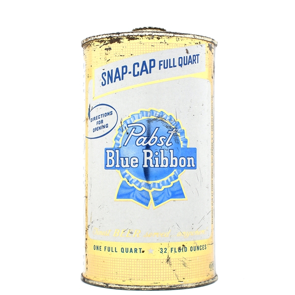 Pabst Blue Ribbon Beer Quart Snap Cap MILWAUKEE 217-3