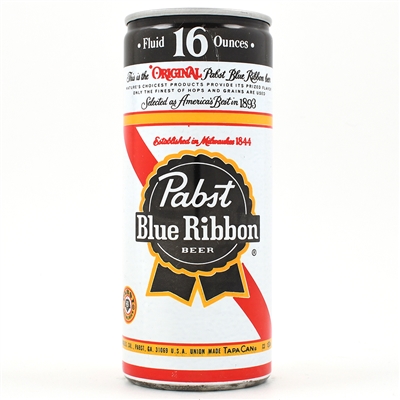 Pabst Blue Ribbon Beer 16 Ounce Test Pull Tab UNLISTED NEWARK